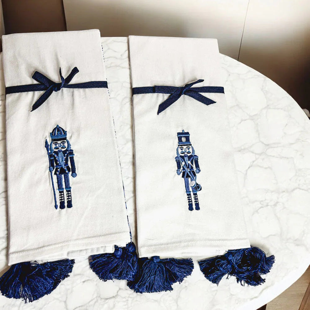 Nutcracker Tea Towel Blue Gia Roma