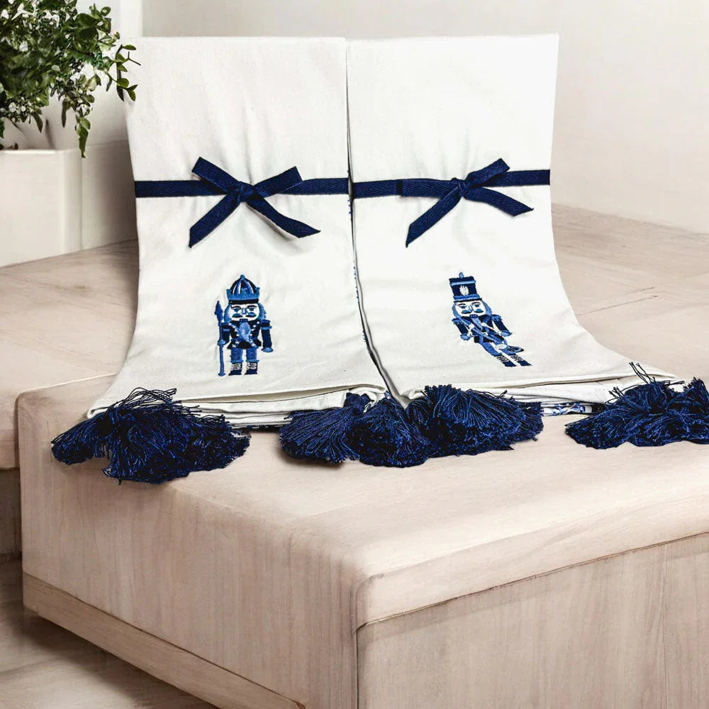 Nutcracker Tea Towel Blue Gia Roma