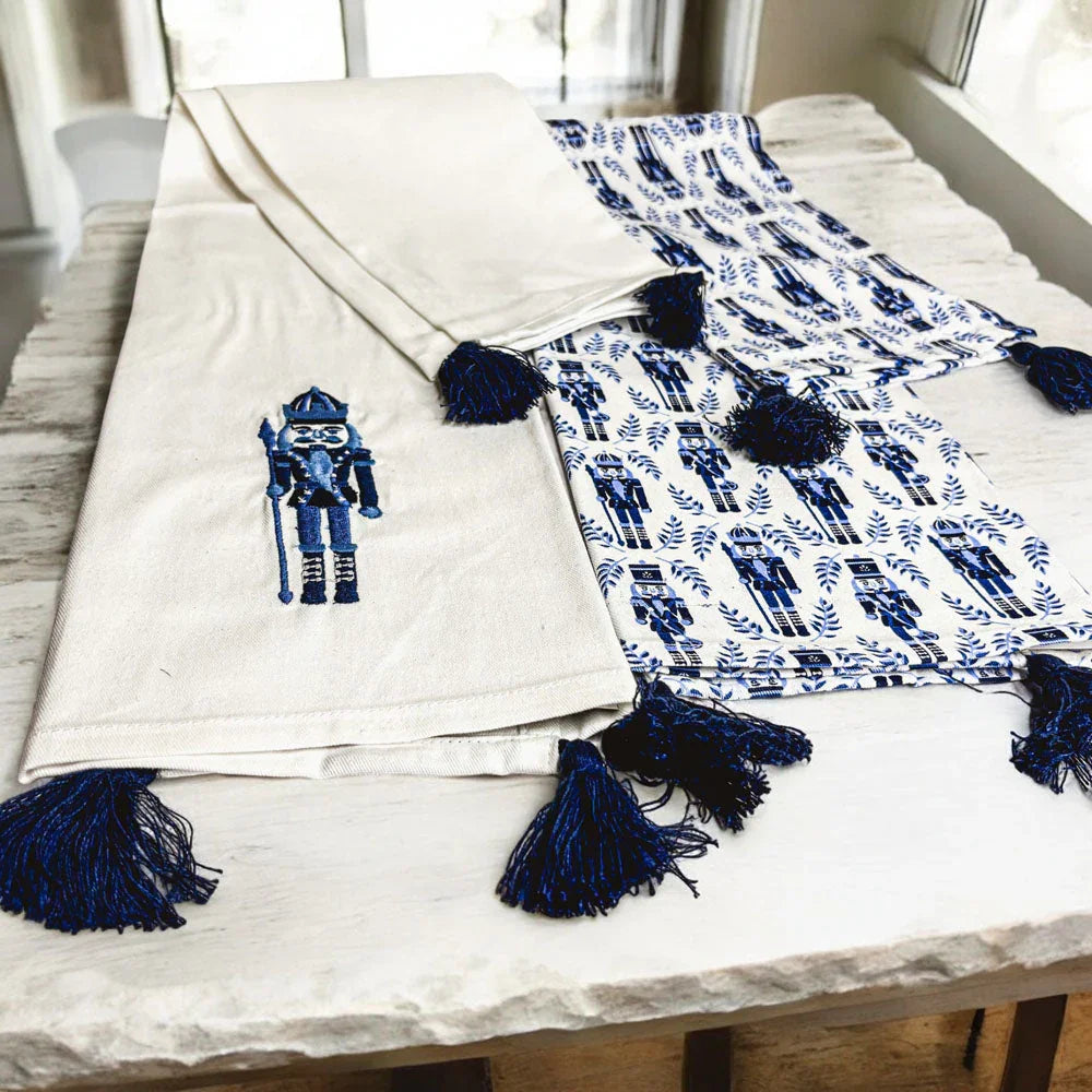 Nutcracker Tea Towel Blue Gia Roma