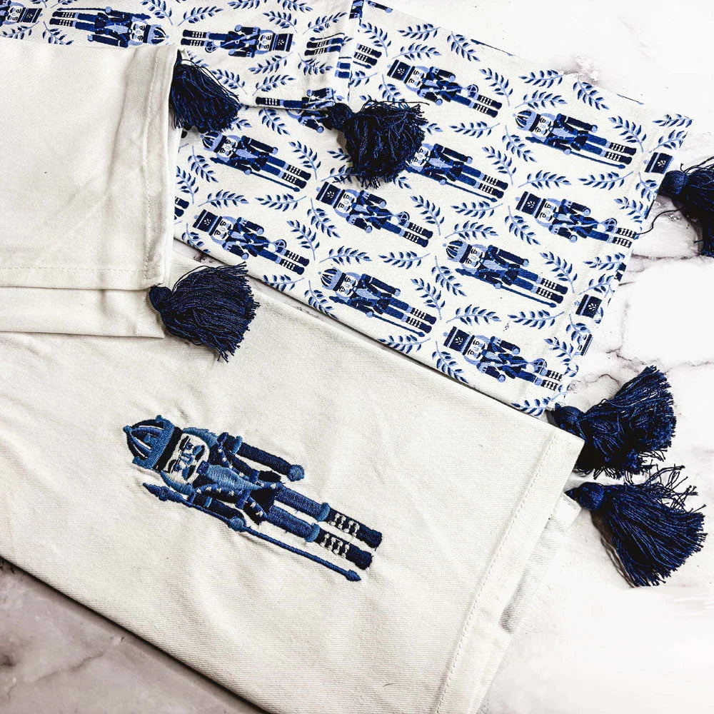 Nutcracker Tea Towel Blue Gia Roma