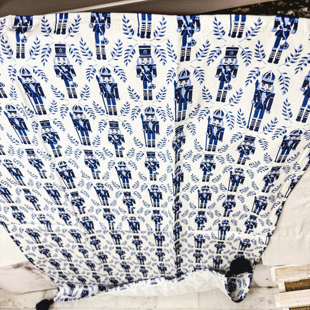 Nutcracker Tea Towel Blue Gia Roma