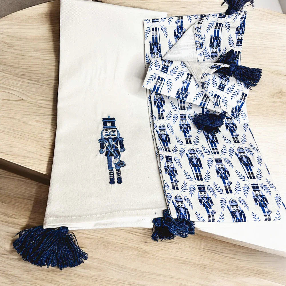 Nutcracker Tea Towel Blue Gia Roma