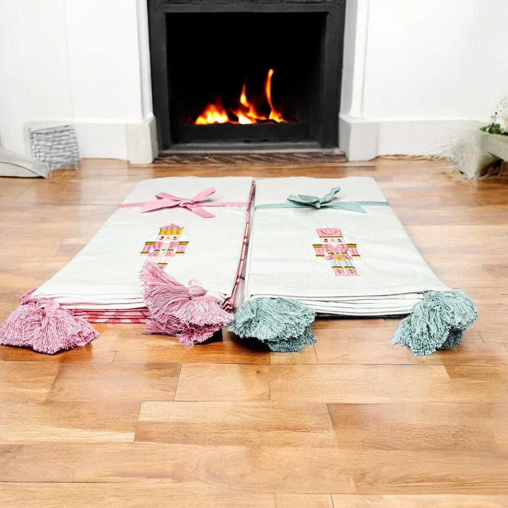 Nutcracker Tea Towel Pink Gia Roma