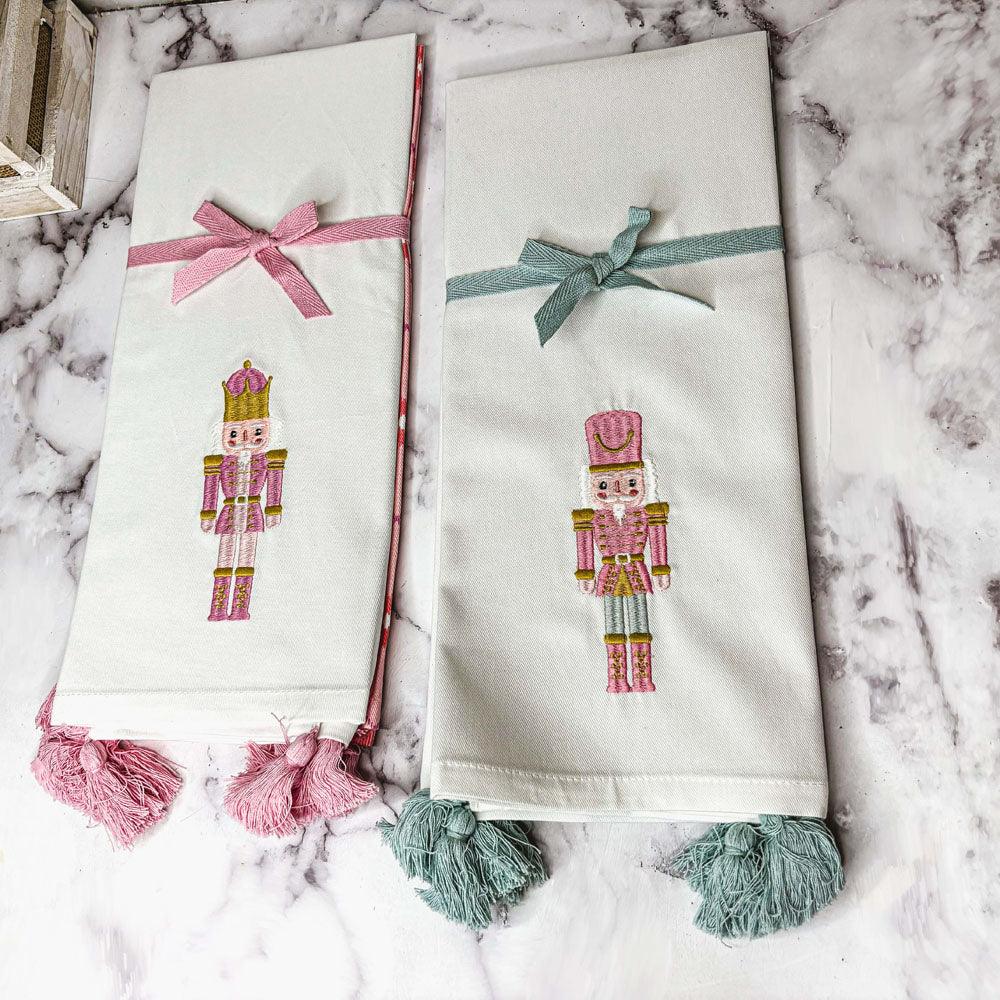 Nutcracker Tea Towel Pink Gia Roma