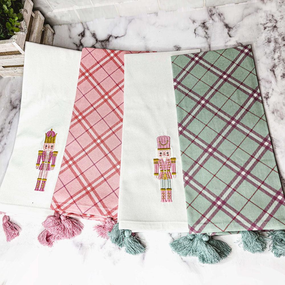 Nutcracker Tea Towel Pink Gia Roma