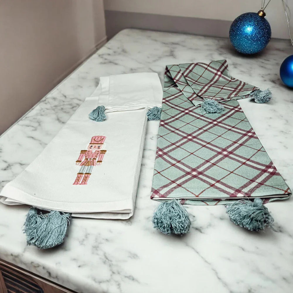 Nutcracker Tea Towel Pink Gia Roma