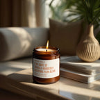 I'm Sort of Single-handedly Keeping Film Alive | Soy Wax Scented Candle, side view - House Of Avana