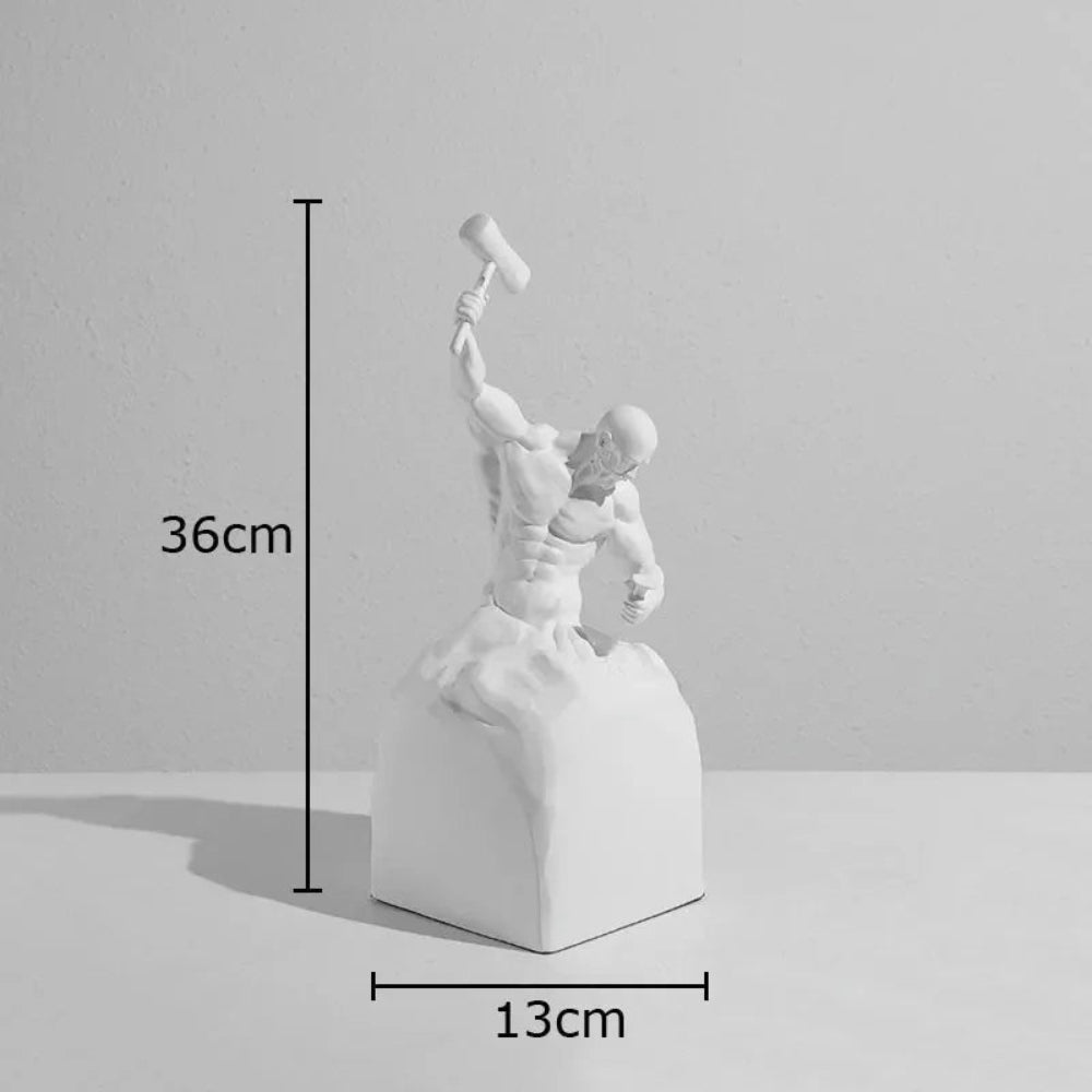 Self-Sculpting Self-Made Character Statue - House Of Avana