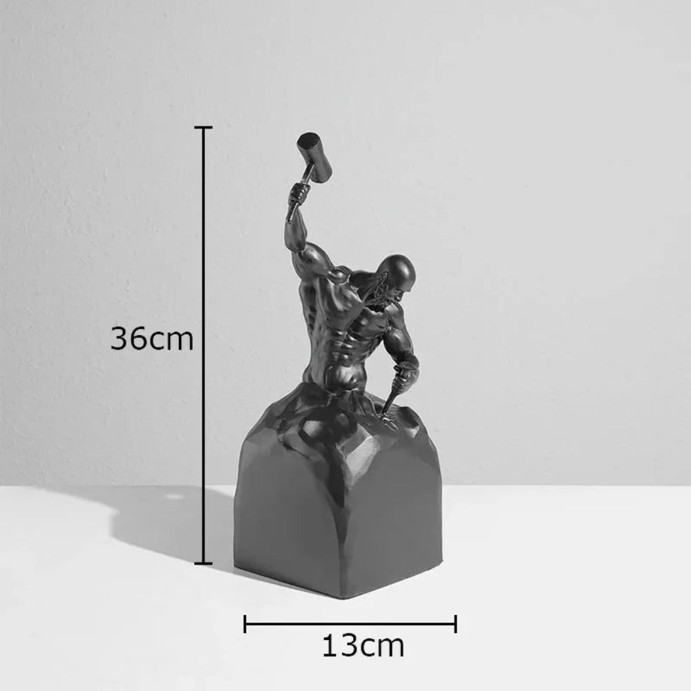 Self-Sculpting Self-Made Character Statue - House Of Avana
