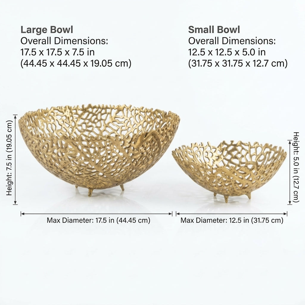 Aluminum Gold Finish Metal Fruit Basket - view 11