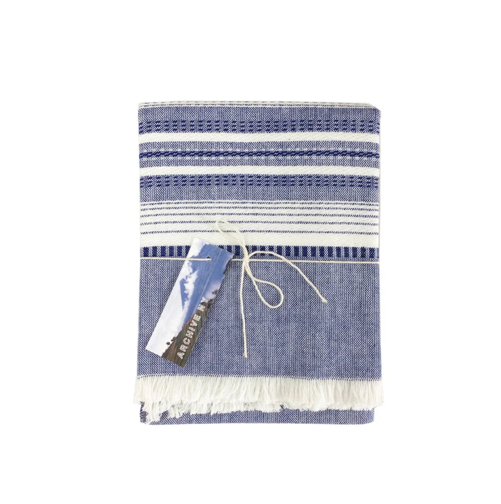 Indigo Chambray Kitchen Towel Archive New York