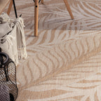 Indoor & Outdoor Rug Captera with Leaves Design RugYourHome