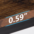 Console Sofa Table, 70.9 Inch Extra Long Table Behind Couch with Storage Shelves, 3-tier Industrial... - House Of Avana [[SKU:HOA-CON-010]]