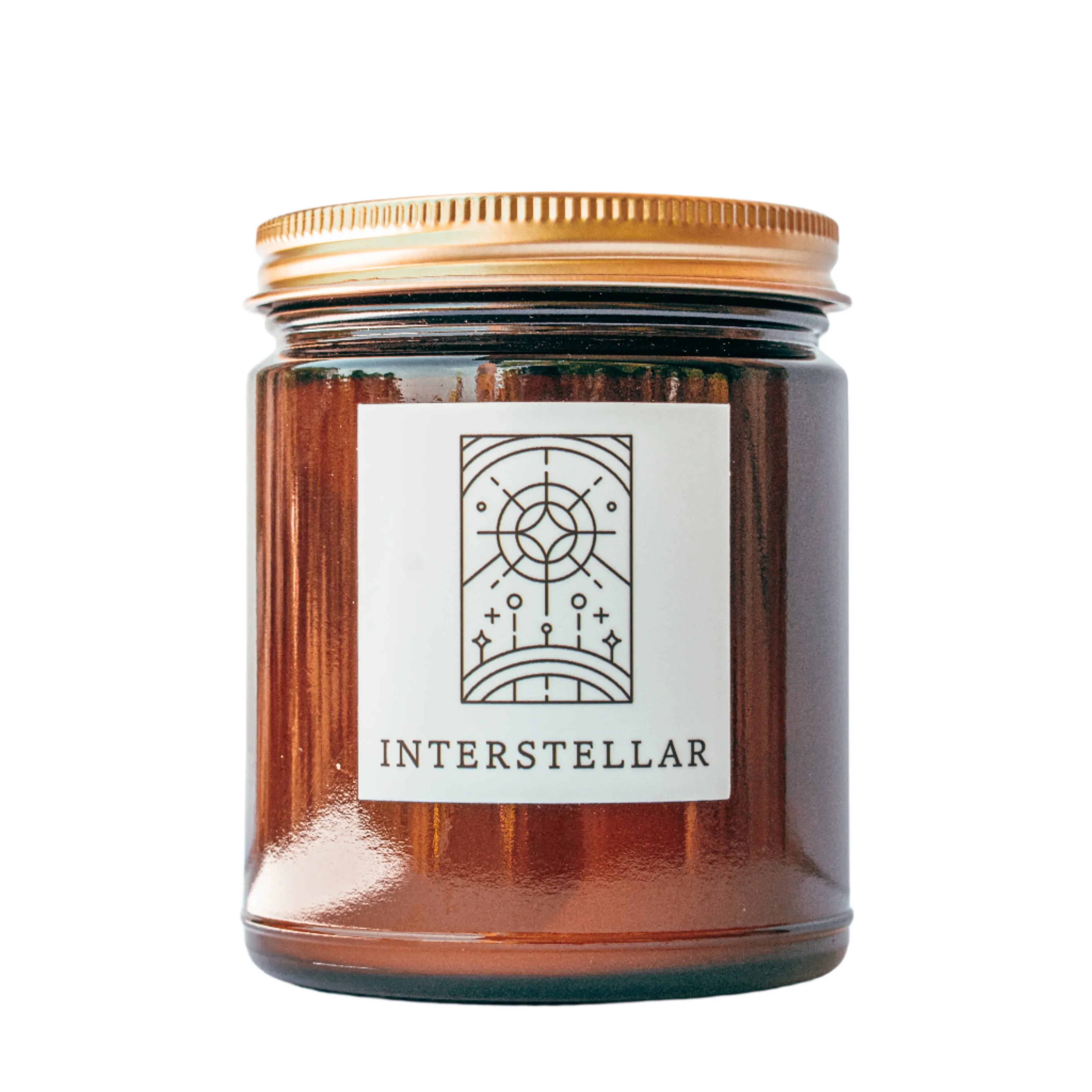 Interstellar Fine Fragrance Candle, front view - House Of Avana