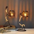 Creative Iron Candle Holder for Home Decor - House Of Avana