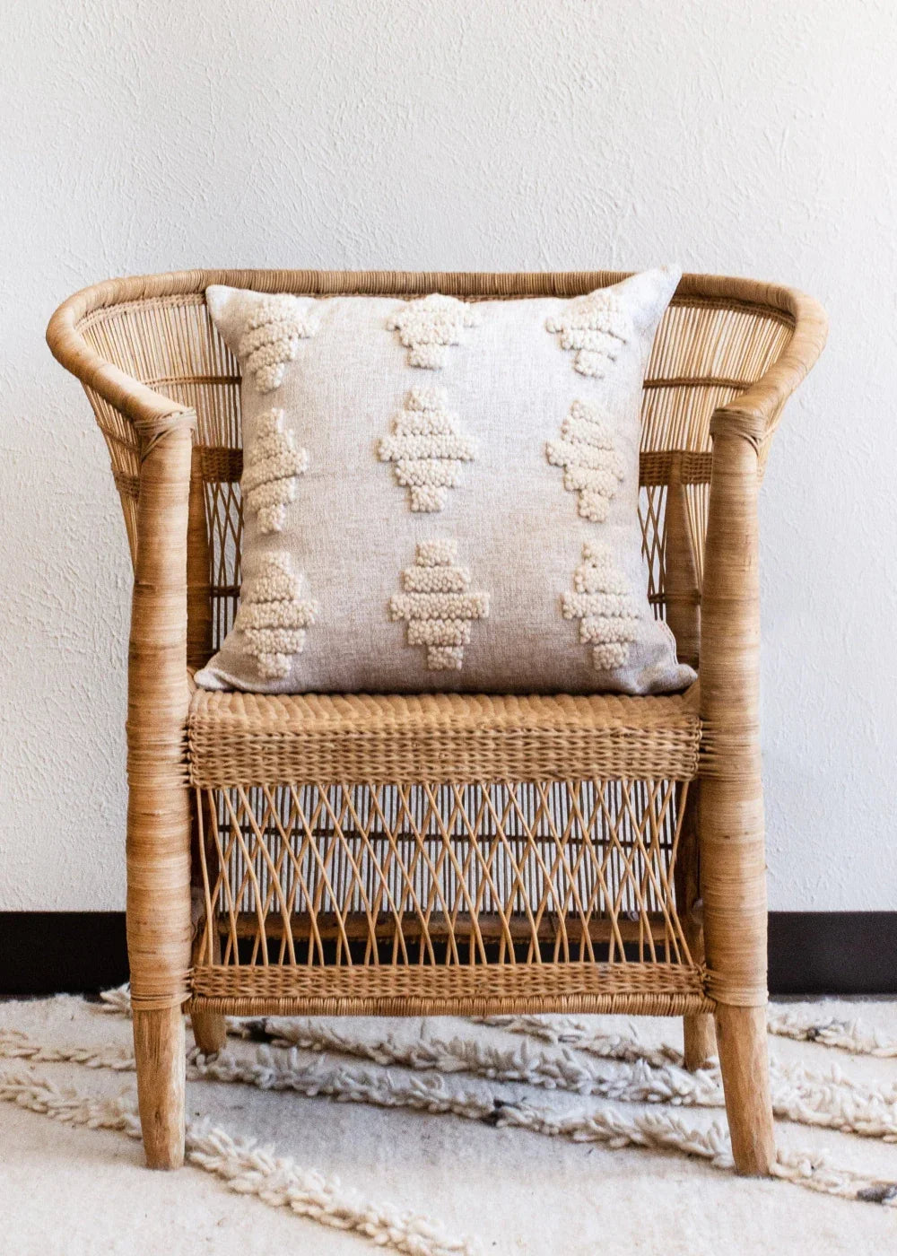 Isuvinu Cotton Square Throw Pillow Kanju Interiors