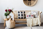 Isuvinu Cotton Square Throw Pillow Kanju Interiors