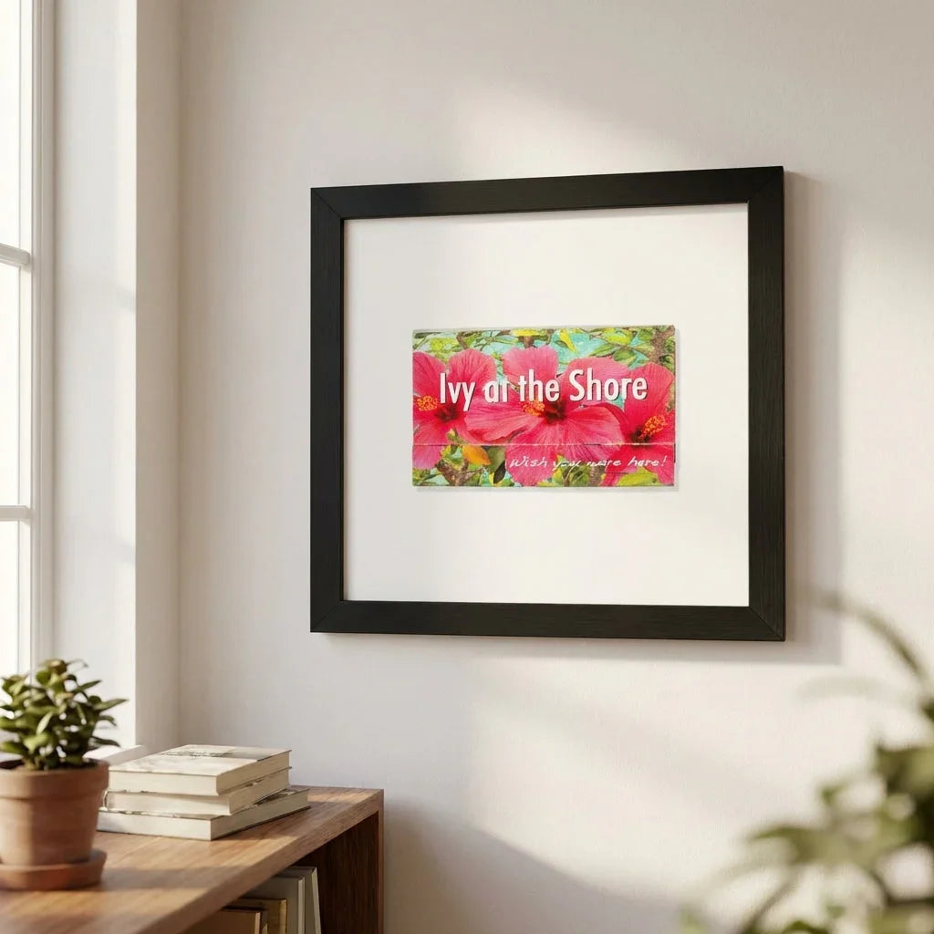 Ivy at the Shore Framed Print