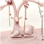 Jewelry Stand - Tree-Inspired Pink Multiple Hooks
