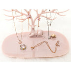 Jewelry Stand - Tree-Inspired Pink Multiple Hooks