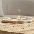 Jewelry Tray - 2-layer Marble Cloud, side view - House Of Avana [[SKU:HOA-BAT-014]]