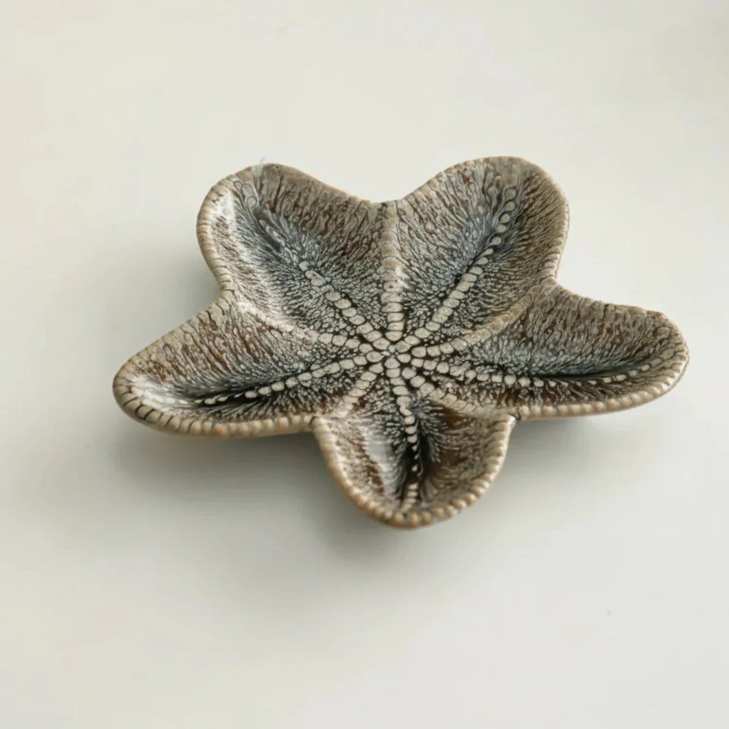 Jewelry Tray - Dual-Color Ceramic Starfish
