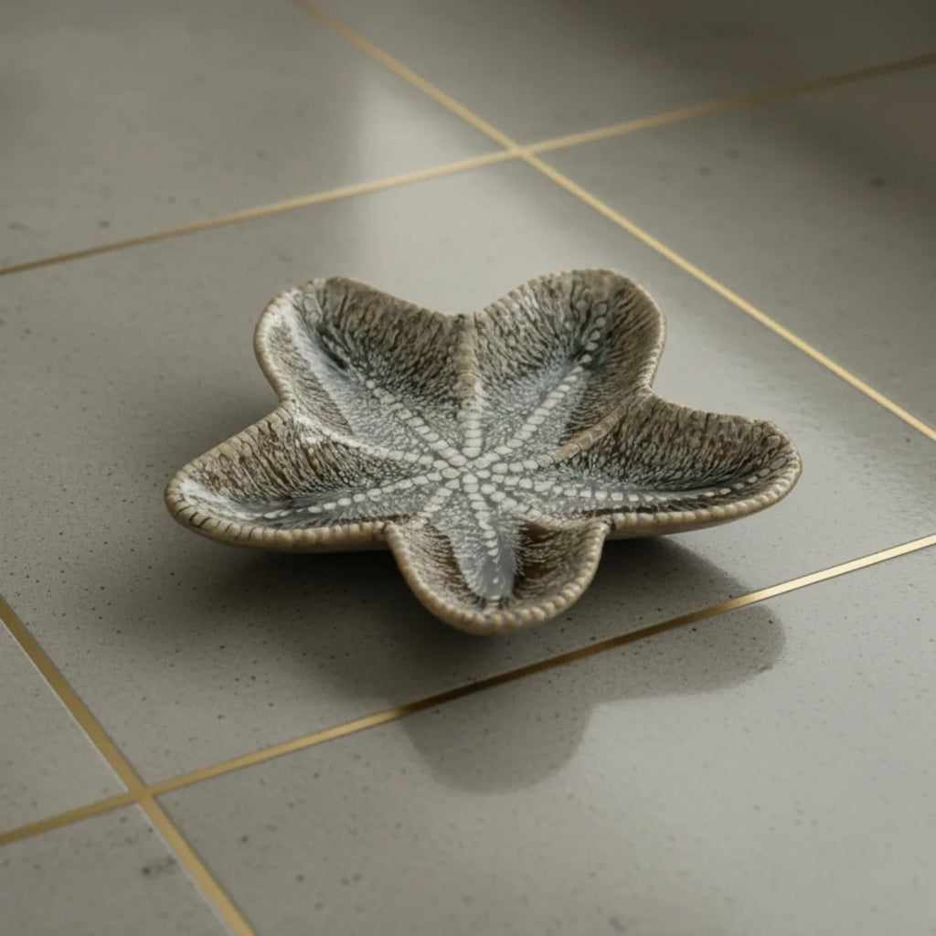 Jewelry Tray - Dual-Color Ceramic Starfish