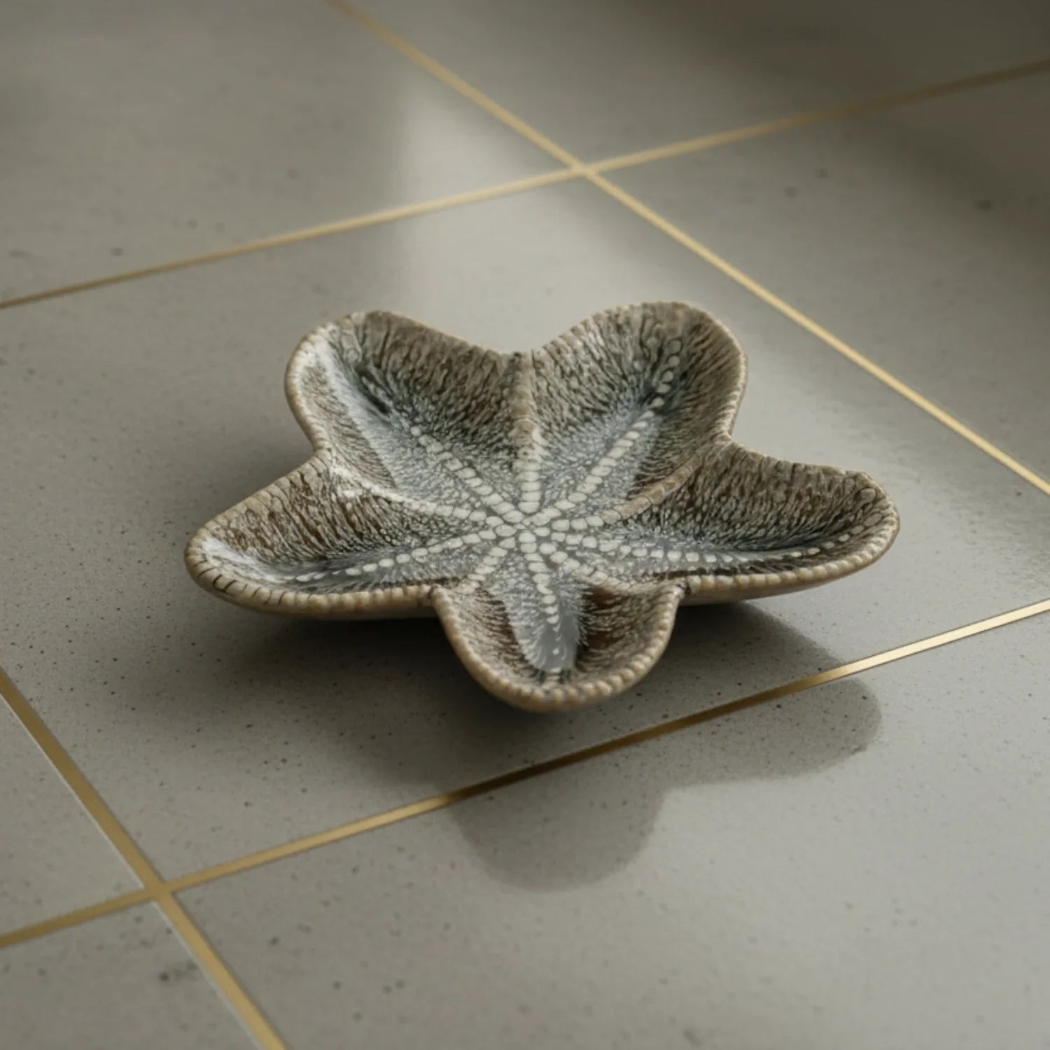Jewelry Tray - Dual-Color Ceramic Starfish