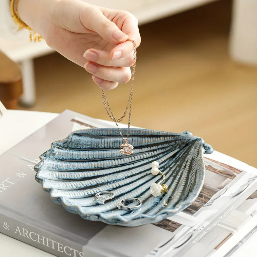 Jewelry Tray - Dual-Color Ceramic Starfish