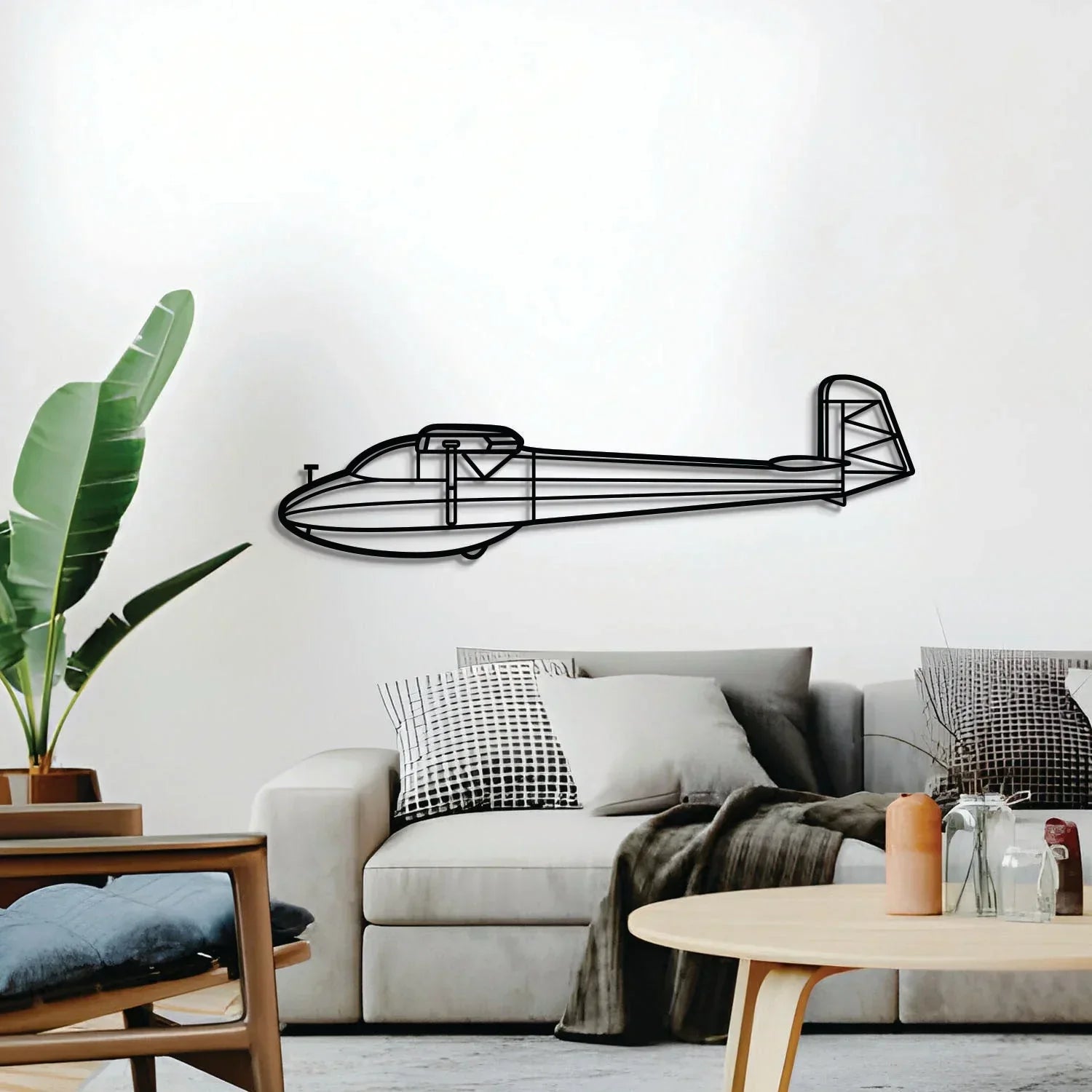 Ka-4 Metal Aircraft Wall Art - Ncp0573, detail shot - House Of Avana