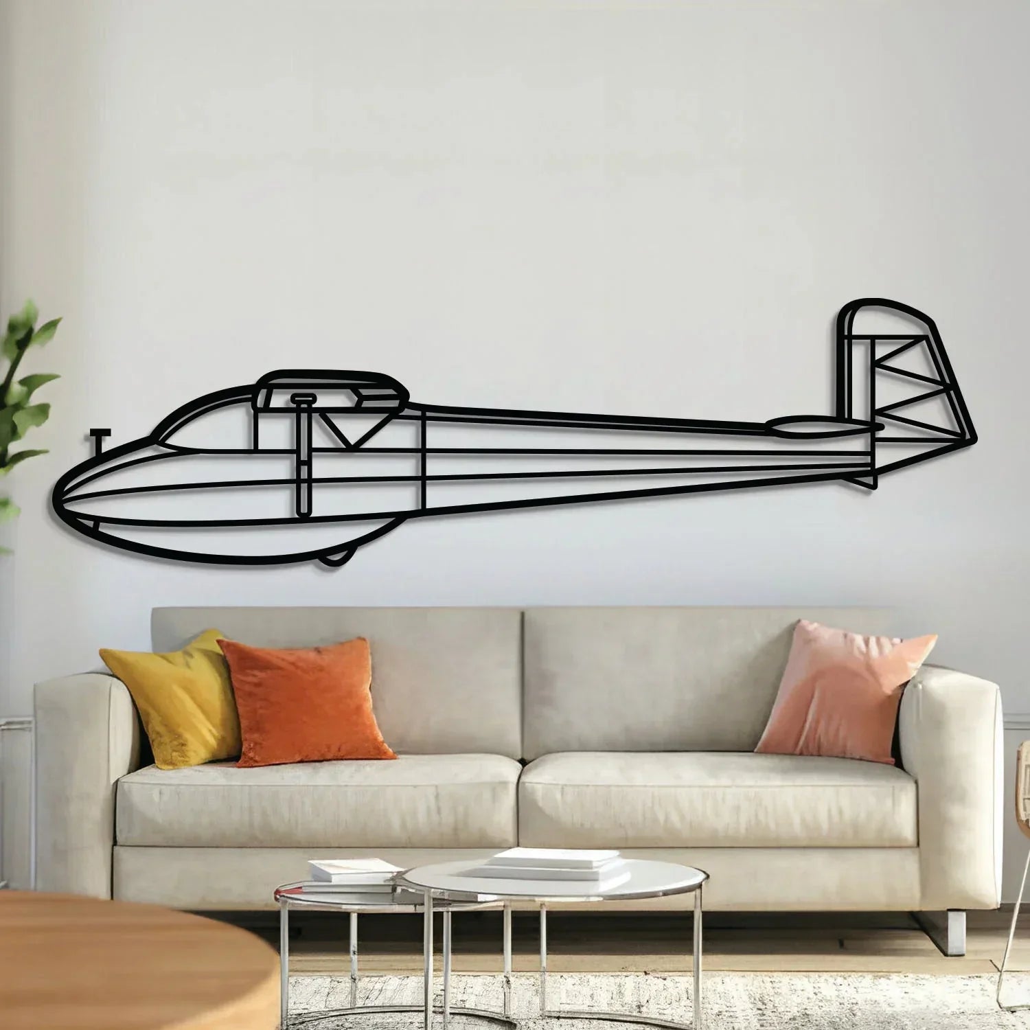 Ka-4 Metal Aircraft Wall Art - Ncp0573, front view - House Of Avana