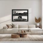 Kaaba Metal Wall Art - Sacred Islamic Wall Decor - KAF232 Peony Atelier