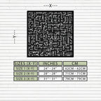 Ayat al-Kursi Kufi Metal Wall Art - Elegant Islamic Design - KAF236 Peony Atelier