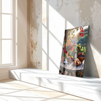 Autumn Breakfast Table Glass Wall Art – Rustic Harvest Outdoor UV Print-KAFCD045 Peony Atelier