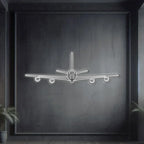 Kc-135r Stratotanker Front Metal Neon Aircraft Wall Art - Ncn0052, front view - House Of Avana