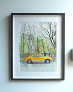 Volkswagen Karmann Ghia, Classic Car, Painting