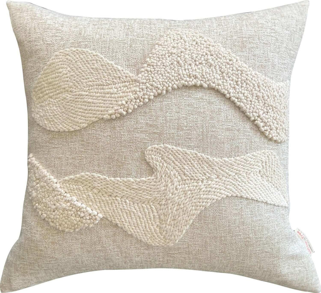 Karoo Cloud Eco-Cotton Throw Pillow Kanju Interiors