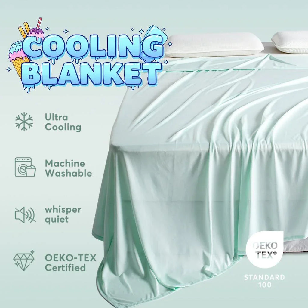 Kasentex Cooling Breathable Blanket - Silky Soft Lightweight Blanket for Hot Sleepers