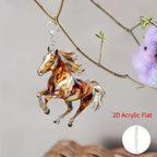 Keychain - Decorative Acrylic Brown