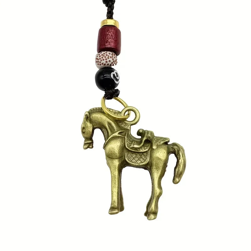 Keychain - Golden Metal Charm