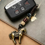 Keychain - Golden Metal Charm