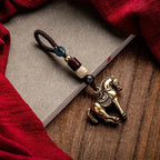 Keychain - Golden Metal Charm