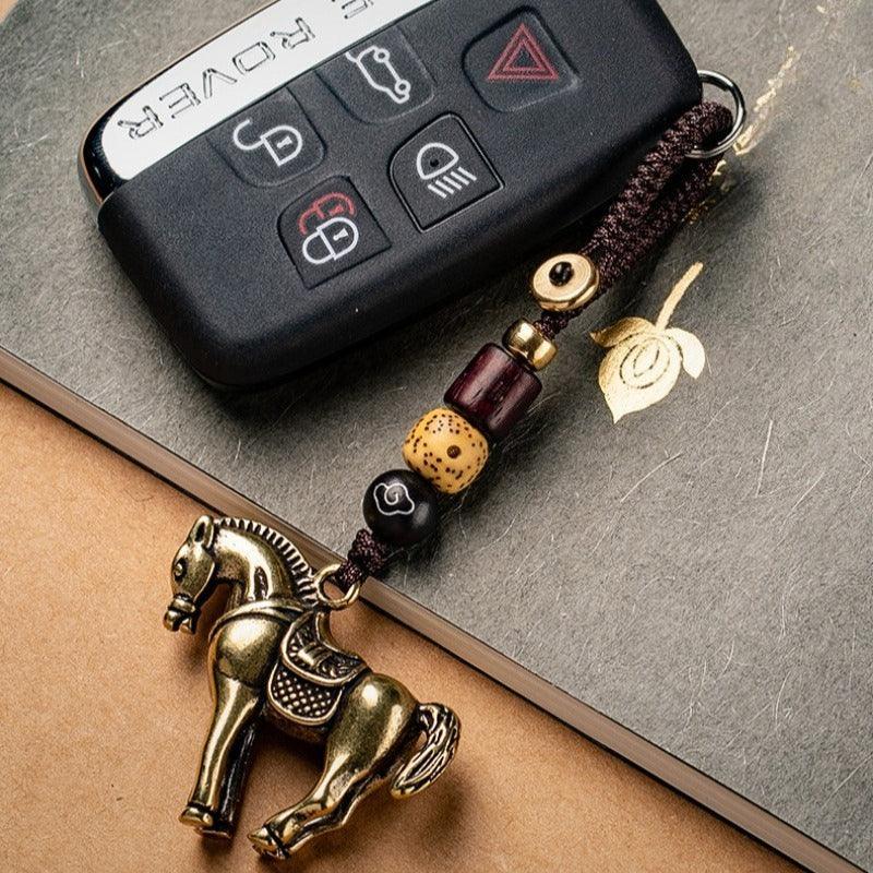 Keychain - Golden Metal Charm