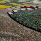 3d Dinosaur Jungle Rug - House Of Avana