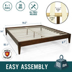 Mervyn Solid Wood Bed Frame