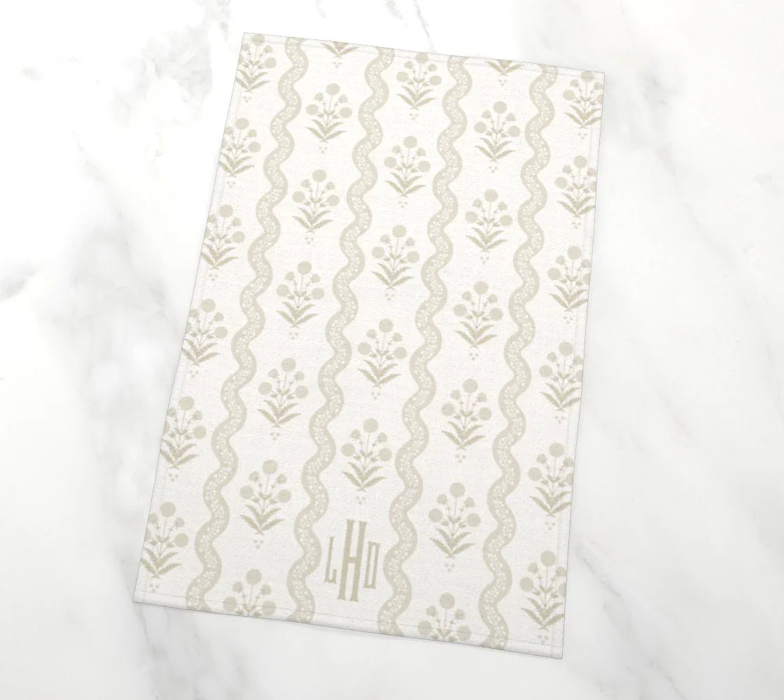 Monogrammed Kitchen Towels