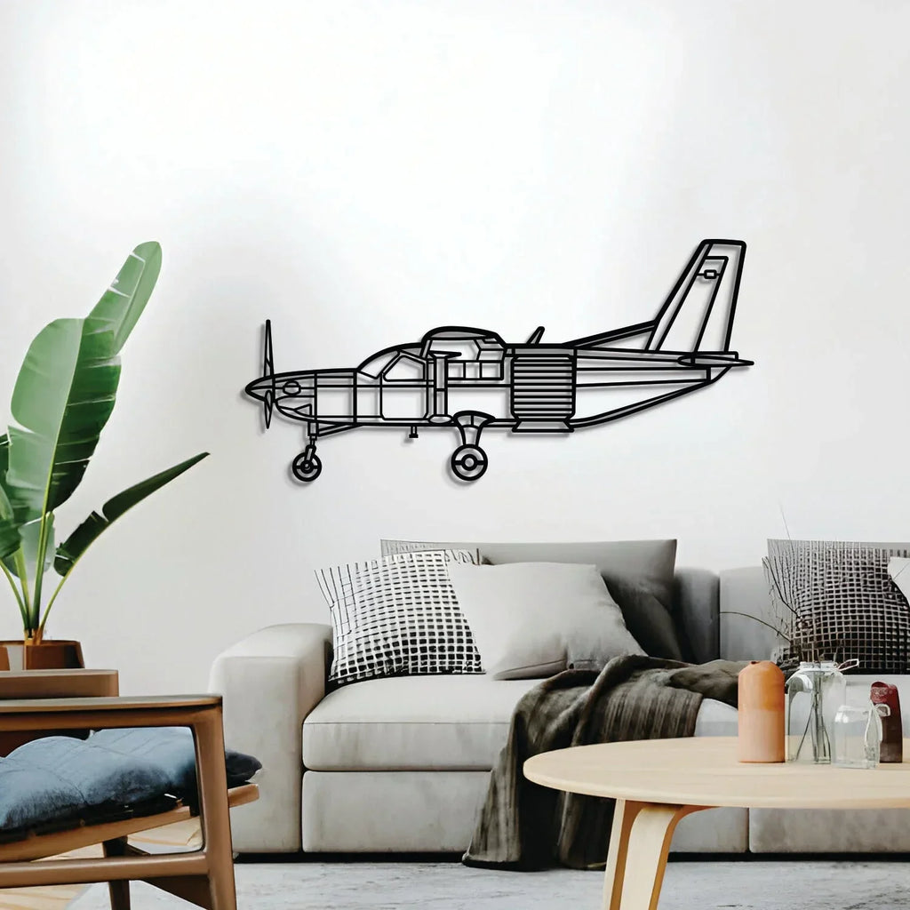 Kodiak Metal Aircraft Wall Art - Ncp0575, detail shot - House Of Avana
