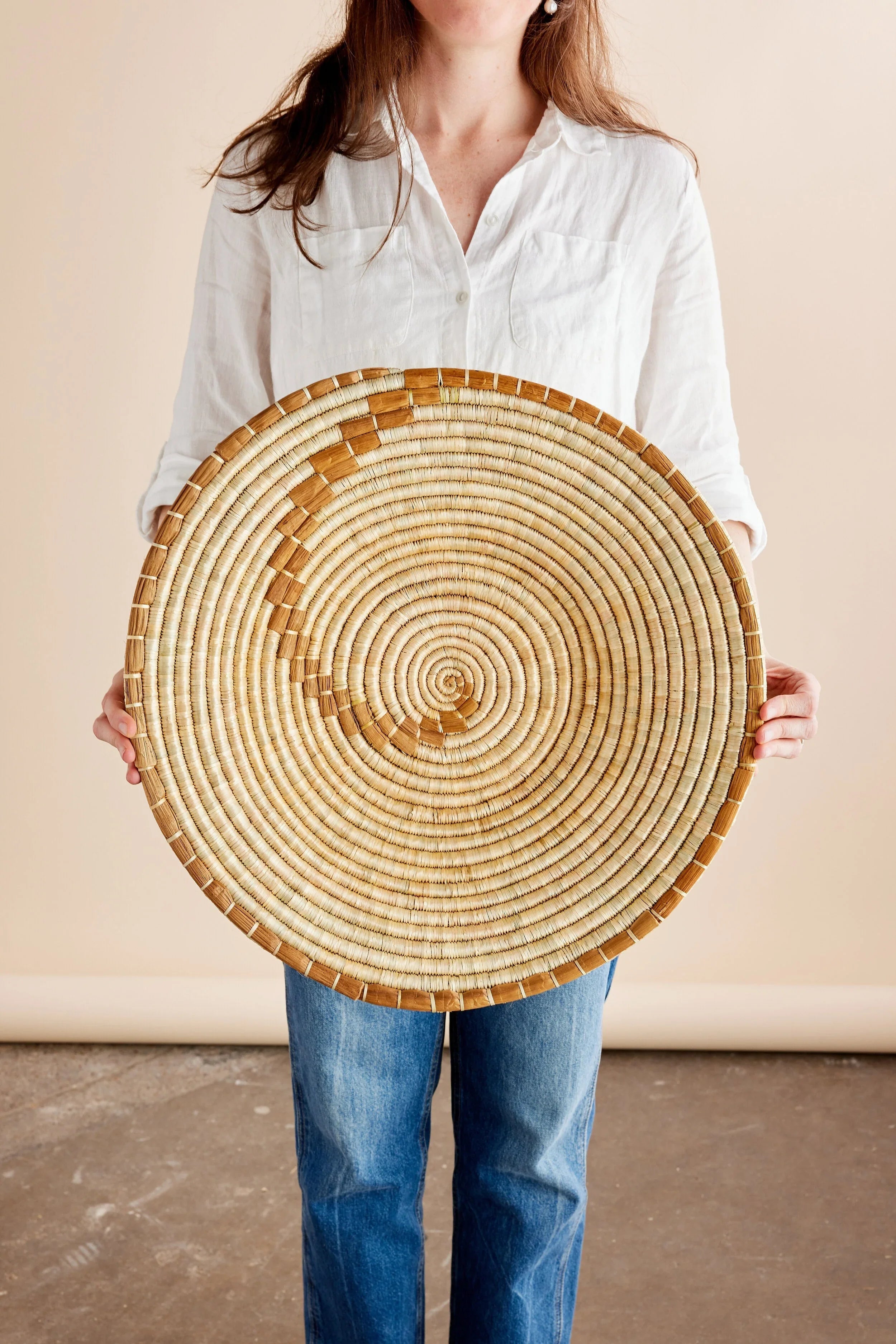 Konokono Banana Bark Basket Kanju Interiors