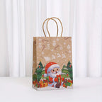 12pcs Christmas Theme Gift Wrapping Bags Set, Kraft Paper Party Favor Tote Bag with Santa Claus, Cookie for Man, Snowman & Reindeer Designs, Material for Holiday Presents, Gift Bags Christmas, Christmas Gift Bags Bulk, Boxes House Of Avana [[SKU:HOA-STO-039]]