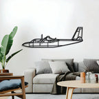 L-39 Albatros Metal Aircraft Wall Art - Ncp0576, back view - House Of Avana